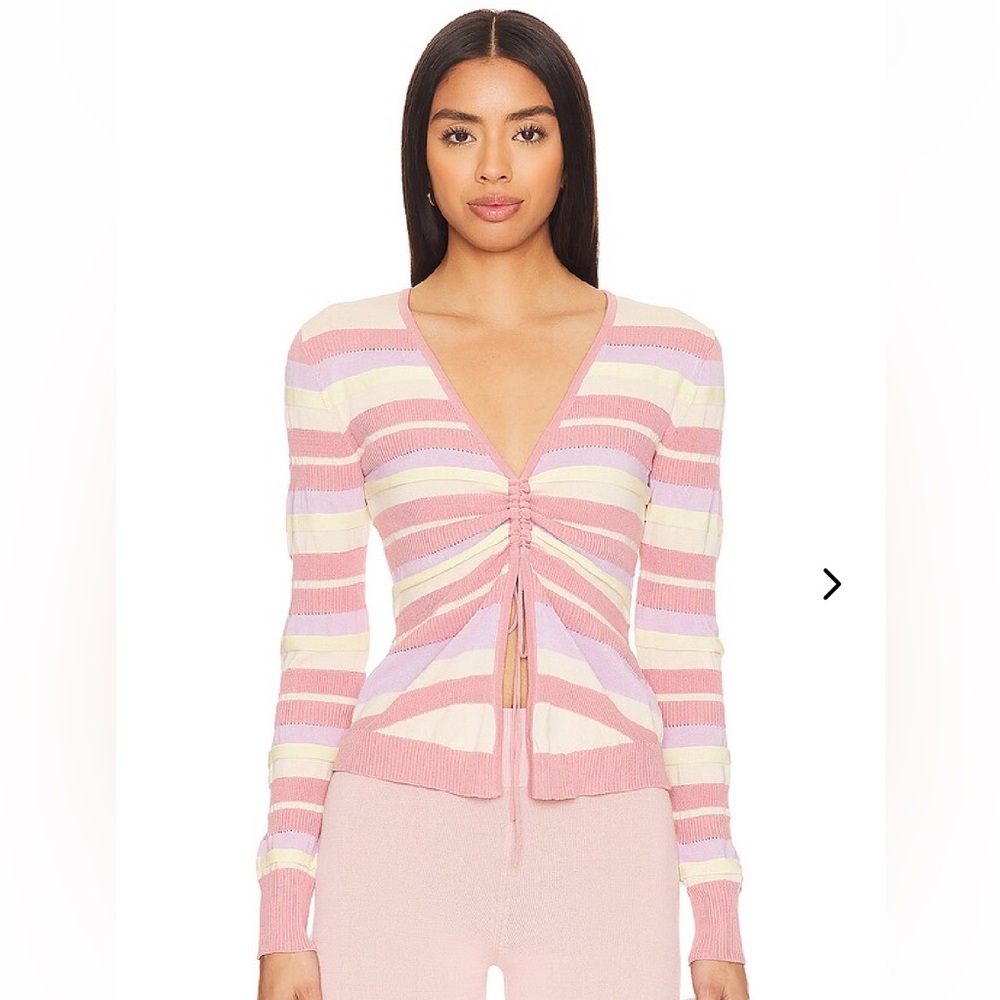 Lovers + Friends KIT STRIPED SWEATER